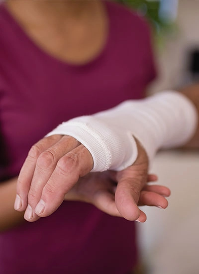Wound care bandaging at home